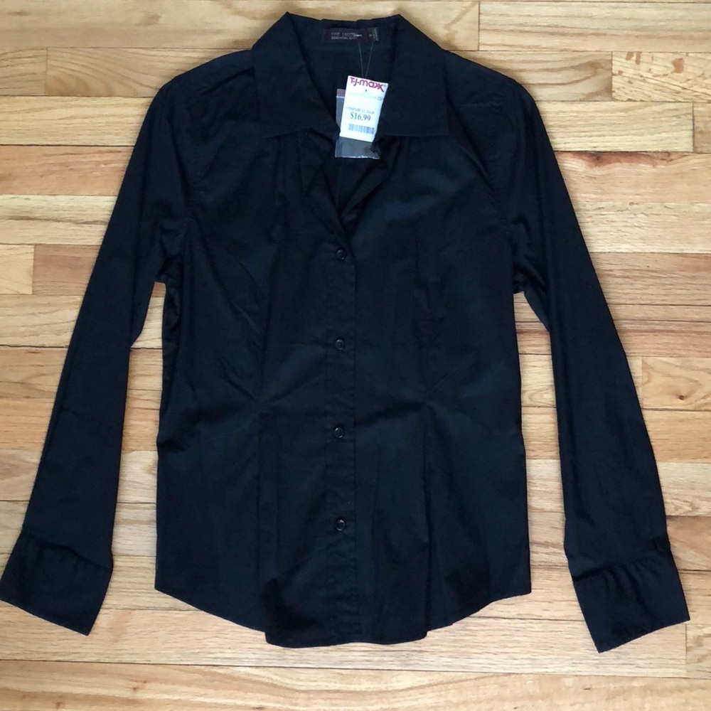 NWT Black The Limited Essentials dress shirt M